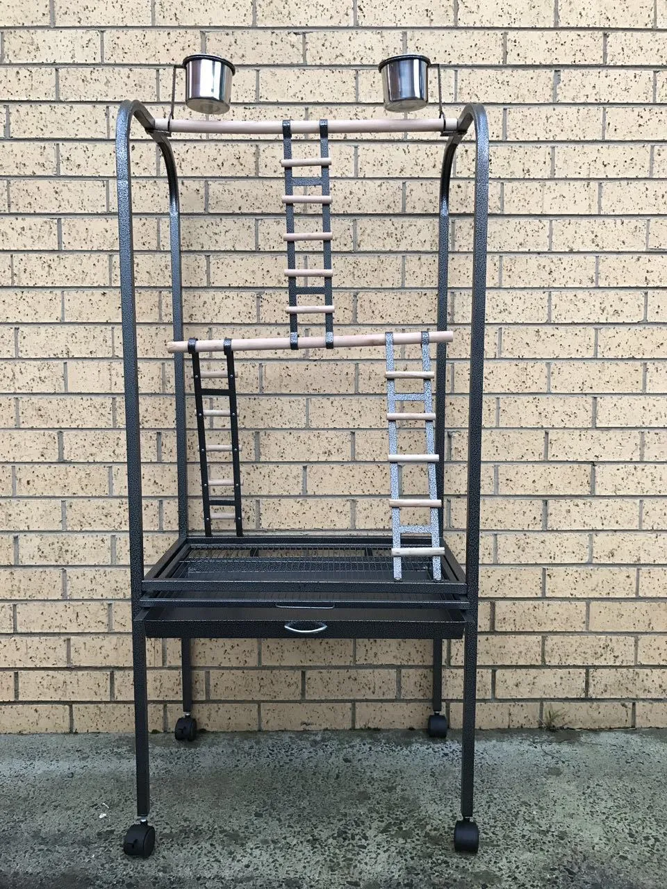 140cm Bird Parrot Canary Bird Play Stand Gym | With Ladder