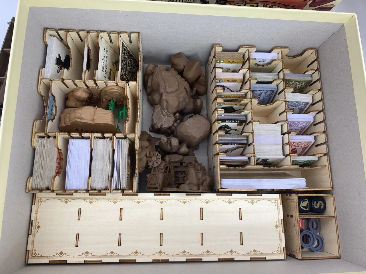 3DLevelup Insert organiser for Western Legends Big Box