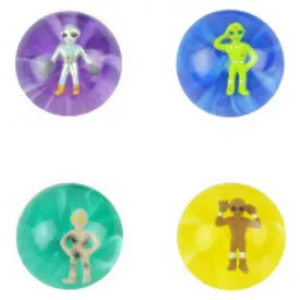 45 mm 3-D Alien Bouncy Balls