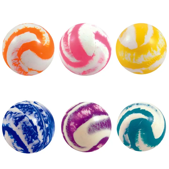49 mm Two Color Marble Bouncy Balls