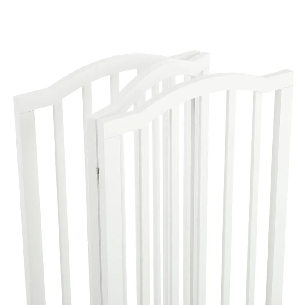 82cm H Foldable Freestanding Pet Gate 3/4 Panels Safety Fence