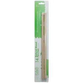 A&E Natural Wooden Replacement Perch 14"x0.4" 2Pk