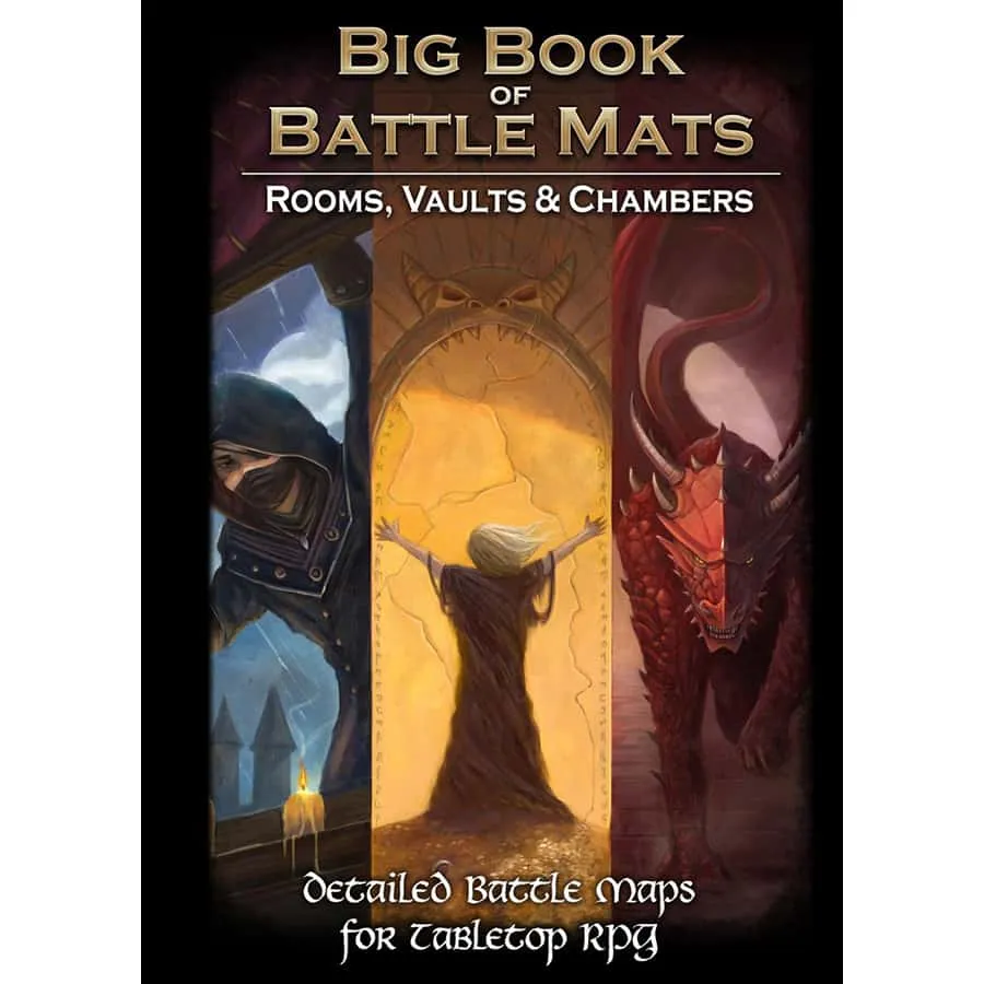 Big Book Of Battle Mats: Rooms Vaults And Chambers
