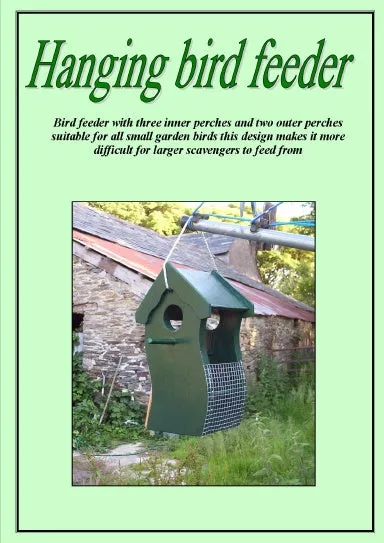 Bird feeder plans