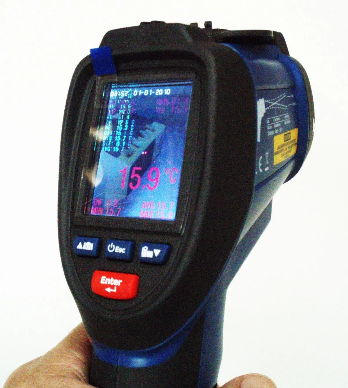 CEM DT-9862 Professional 50:1 IR Dual Laser Video Thermometer up to 3992 F with Camera and USB Port
