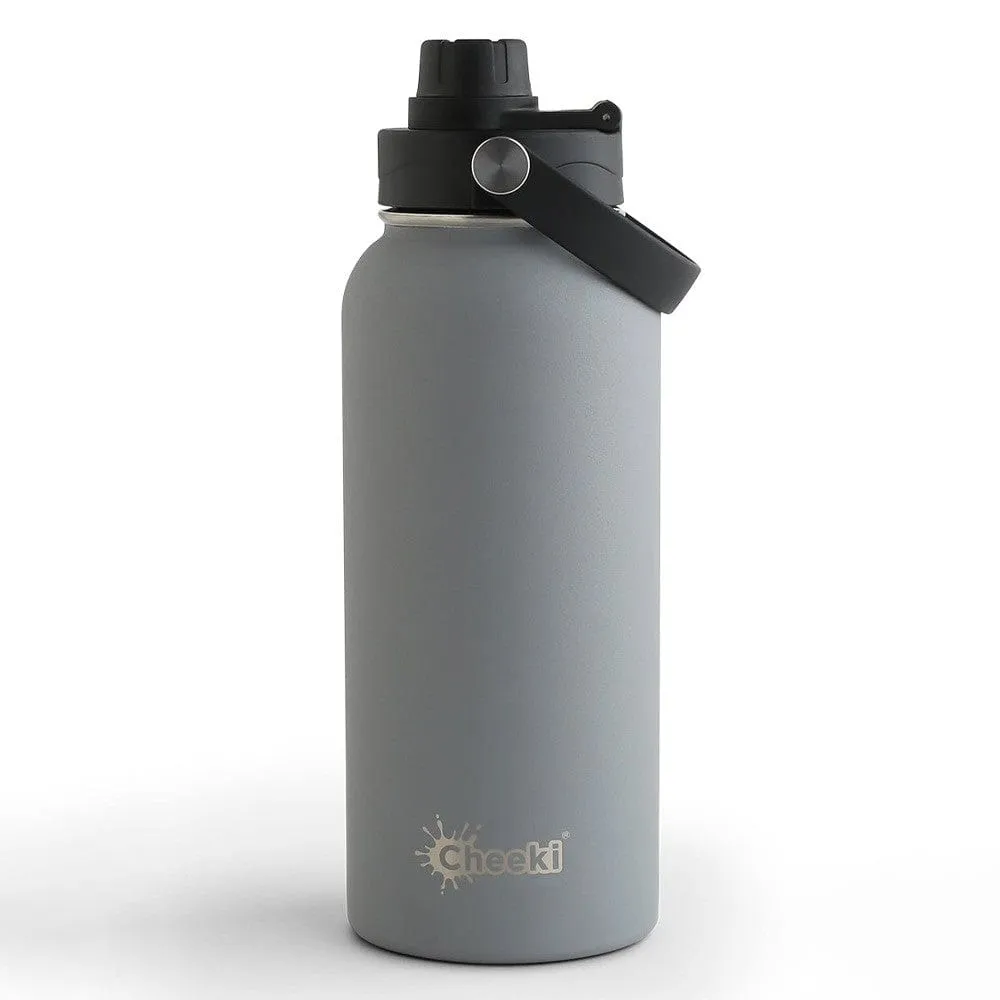 Cheeki Insulated Adventure Bottle 1 Litre - Slate