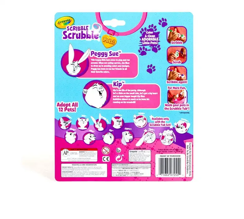 Crayola - Scribble Scrubbie Pets, Rabbit - Hamster