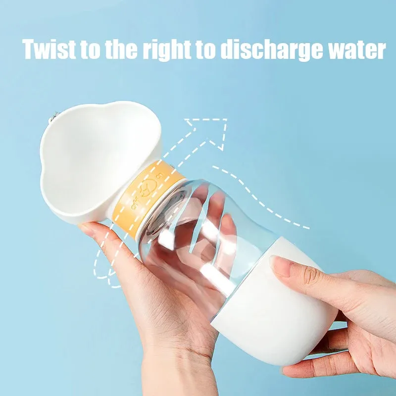 Cute Cloud Shaped Dog Water Bottle