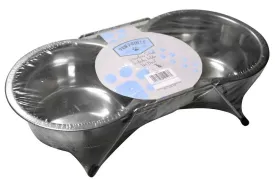 Double Pet Food and Water Bowl