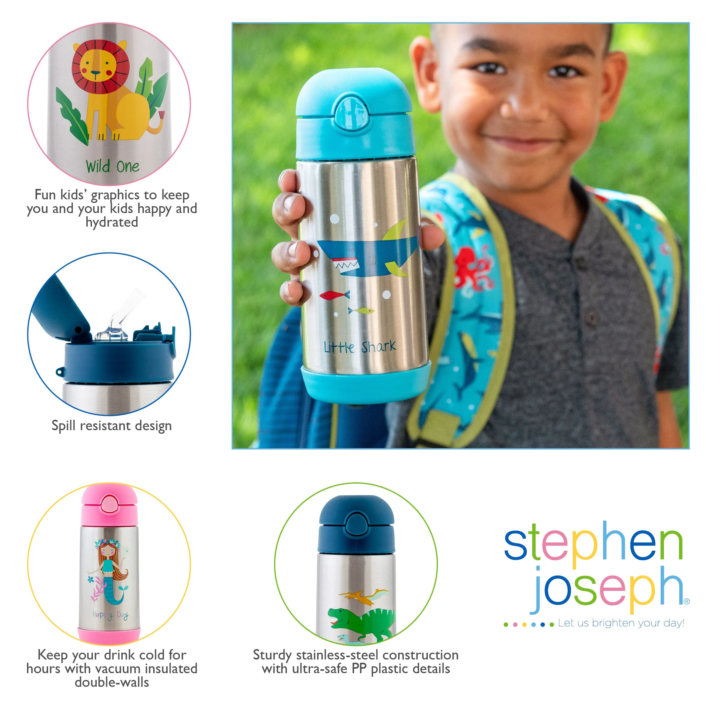 Double Wall SS Bottle Mermaid