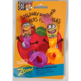 FAT CAT® Classic Springy Worms Cat Toys