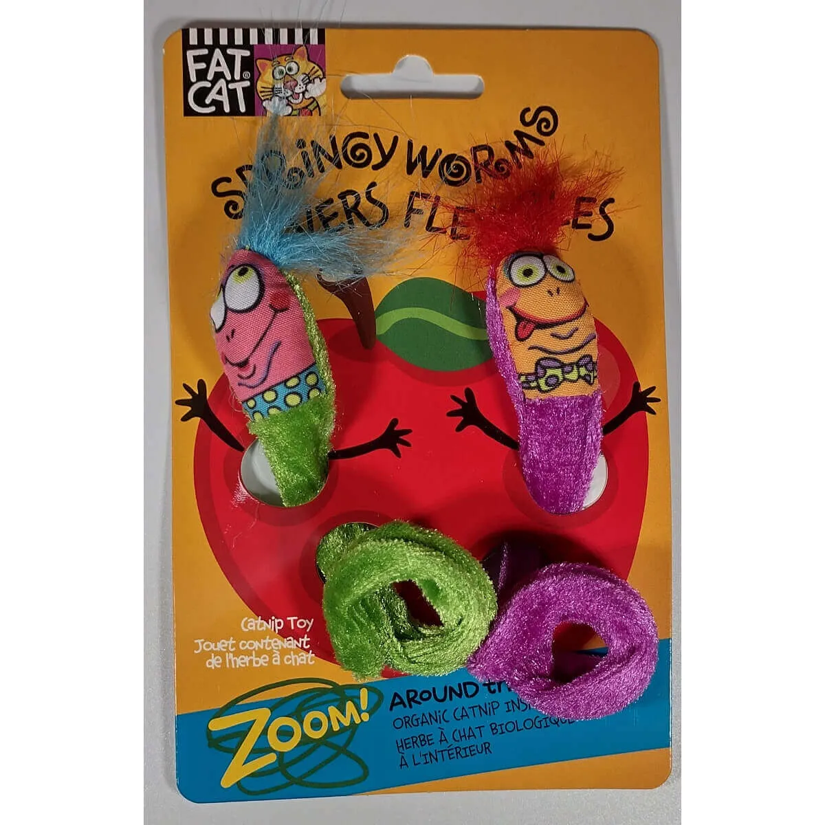 FAT CAT® Classic Springy Worms Cat Toys