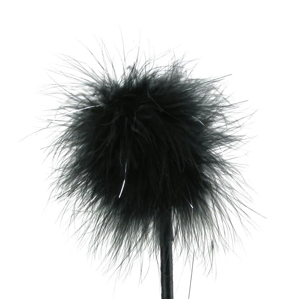 Fetish Fantasy Feather Crop in Black
