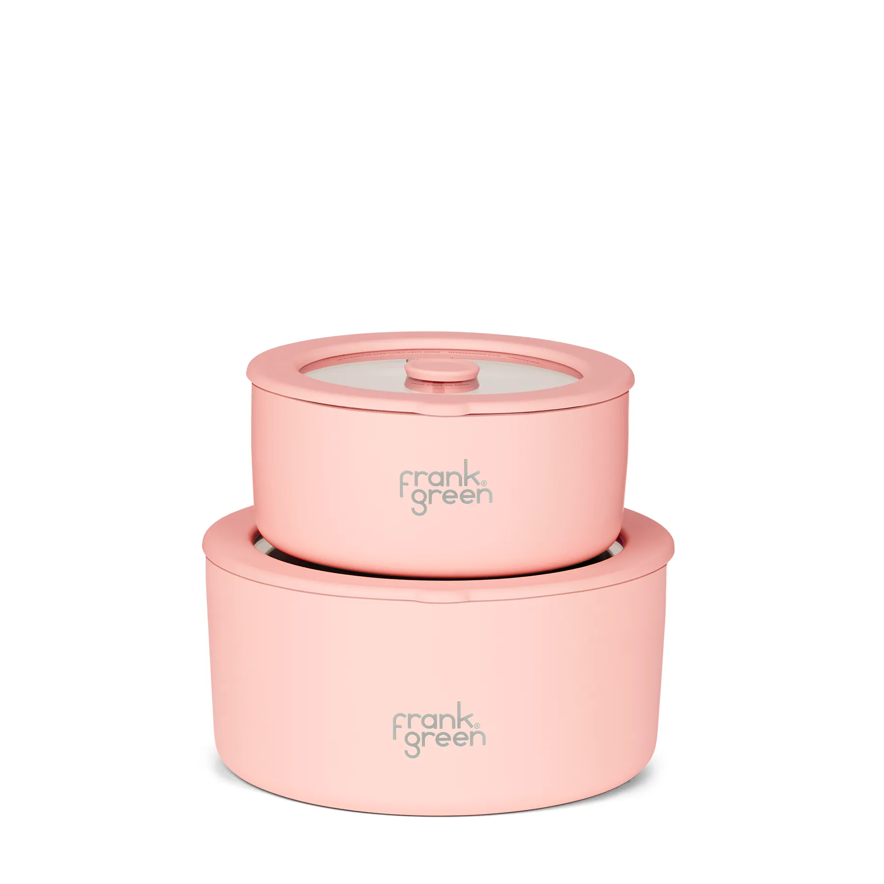 Frank Green Stainless Steel Bowls 2 Pack - Blushed
