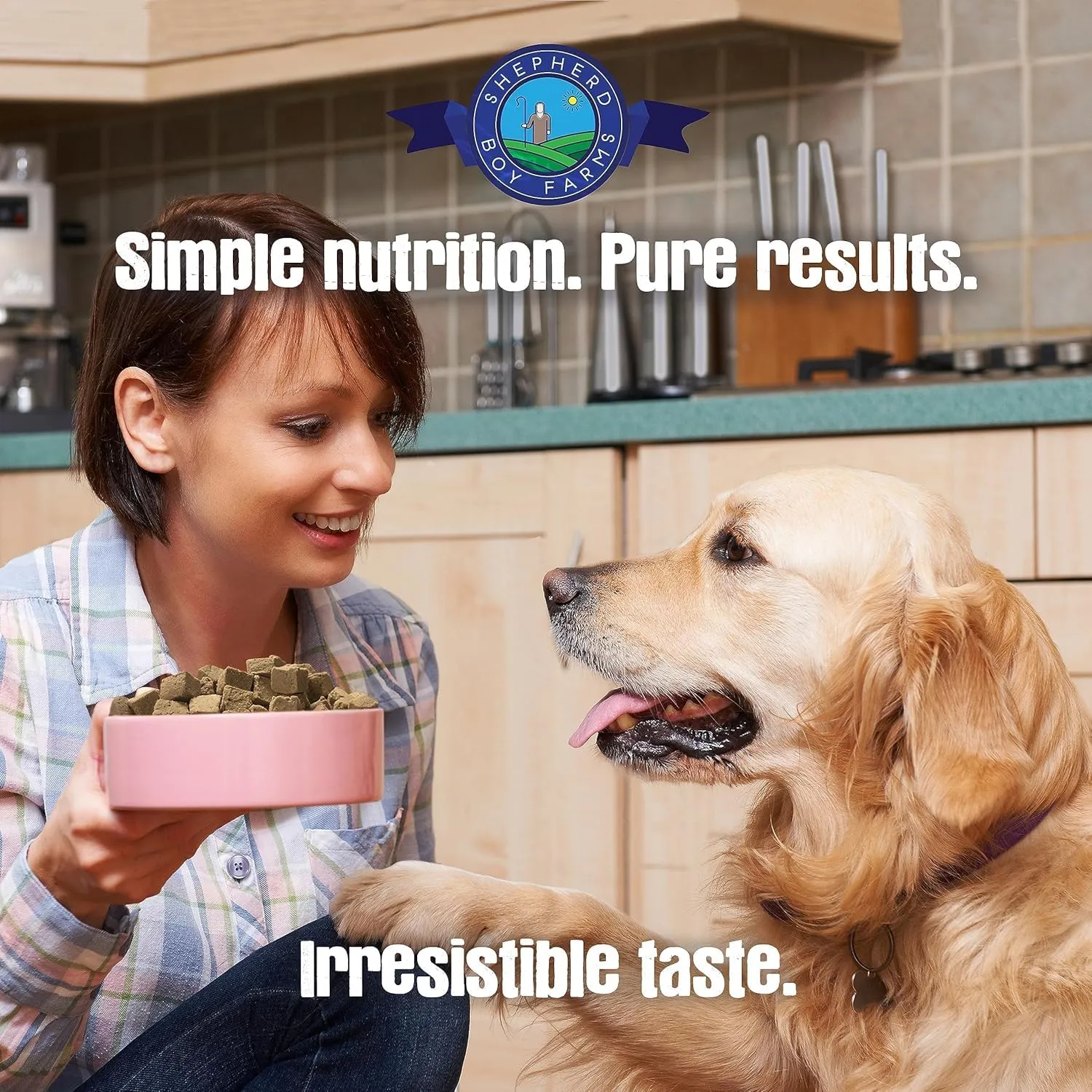 Freeze Dried Raw Dog Food (Pork Recipe), All Natural Food, 14 oz Bag, Freeze-Dried Dog Food, Made in USA with Organic Produce, High in Protein, Food Topper or Complete Meal