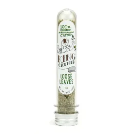 King Catnip Loose Organic Leaves Tube, 45 ml