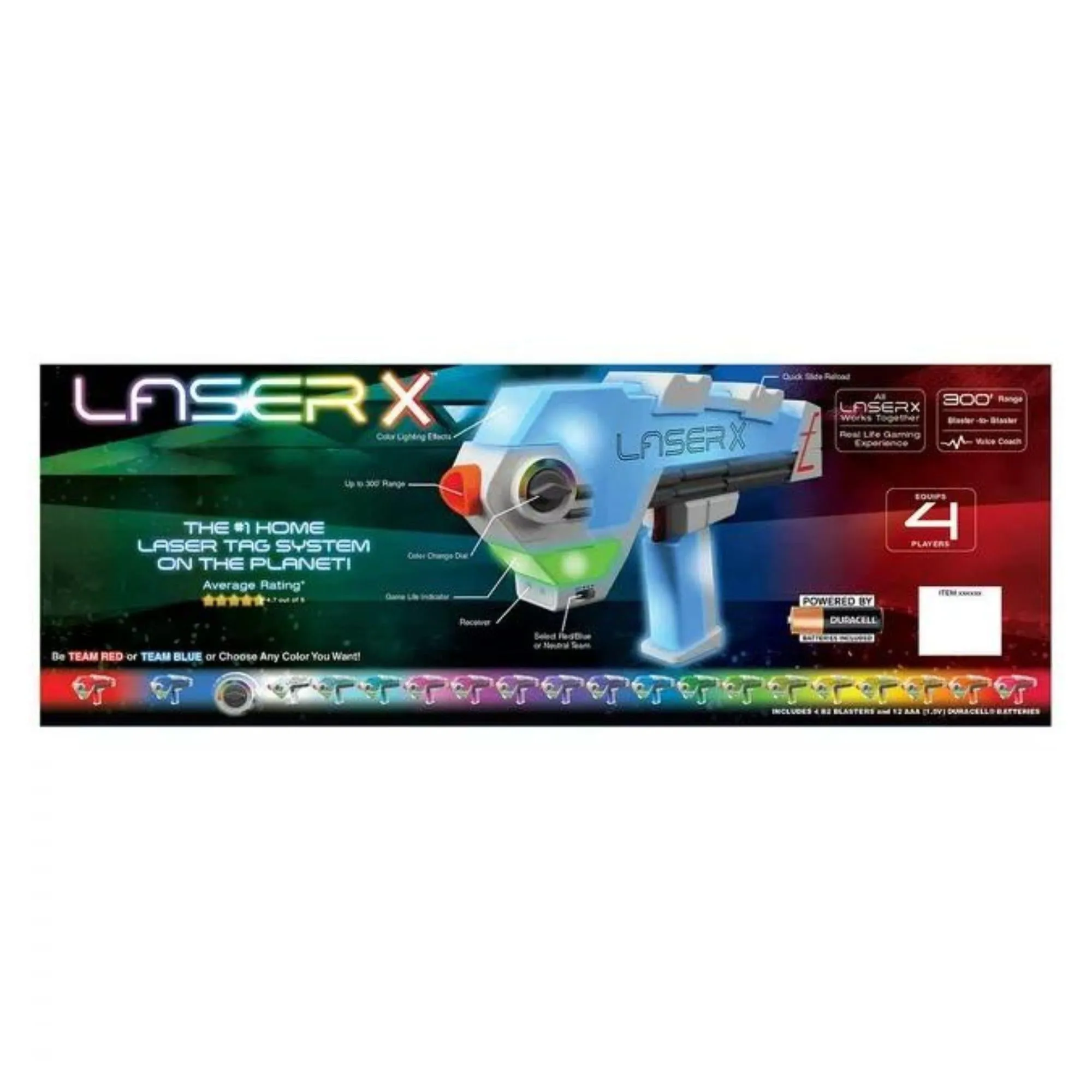 Laser X Revolution Blaster-to-Blaster 4-Pack