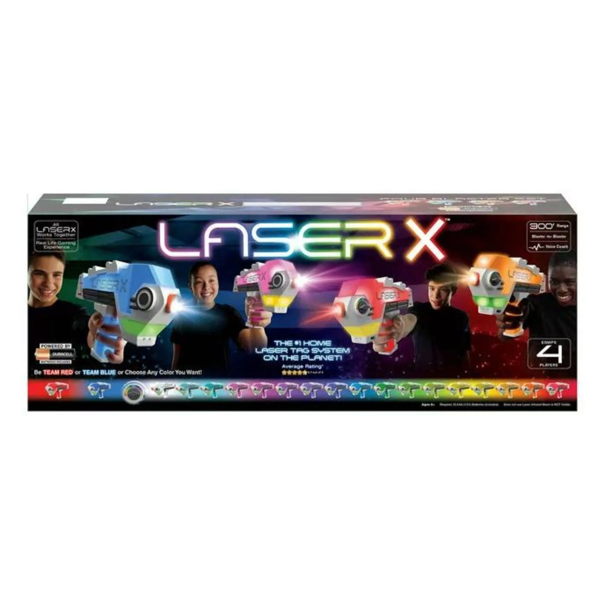 Laser X Revolution Blaster-to-Blaster 4-Pack