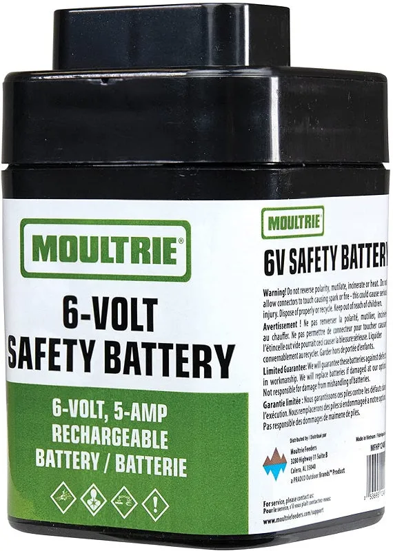Moultrie 6-Volt Rechargable Safety Battery MFHP12406