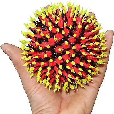 Neon Rubber Silicone Bouncy Ball Stress Relief Office Garden Toy Mini Football
