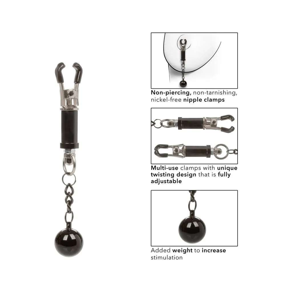 Nipple Grips Weighted Twist Clamps