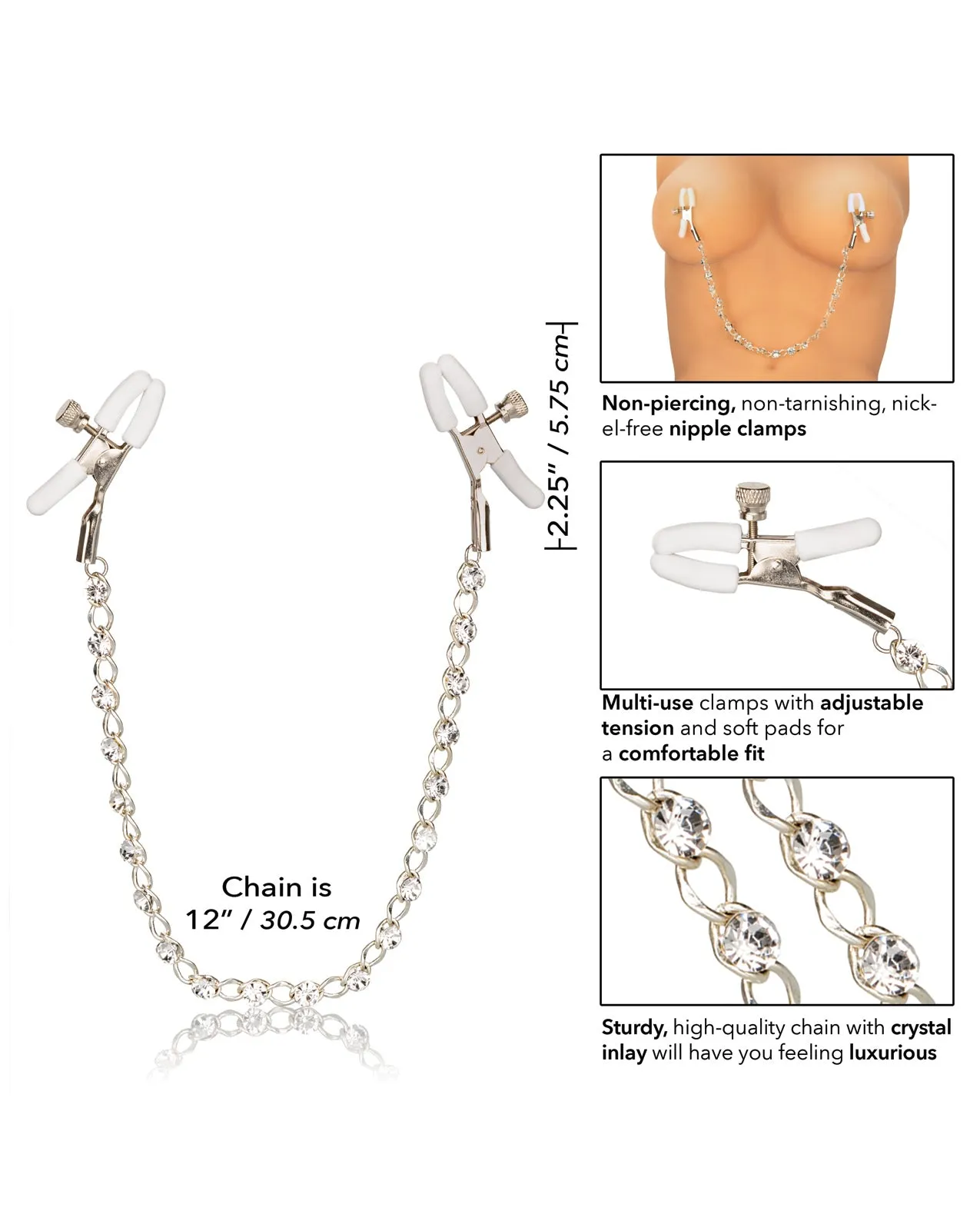 Nipple Play Crystal Nipple Clamps