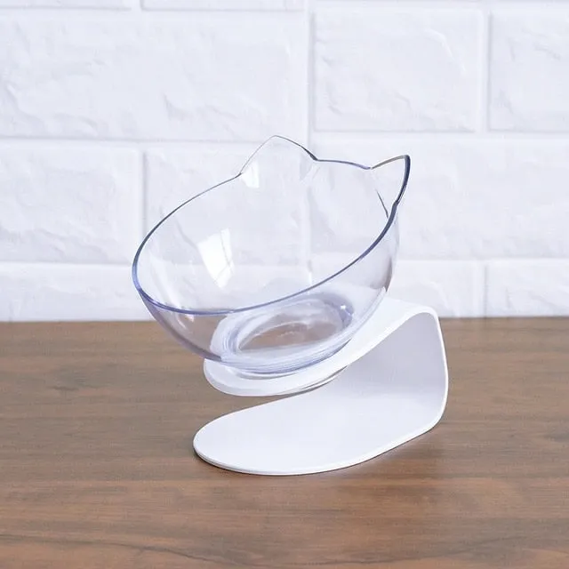 Non-slip Cat Bowls Double Bowls With Raised Stand Pet Food And Water Bowls