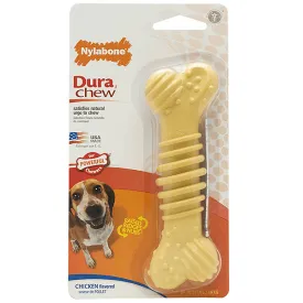 Nylabone Dura Chew Textured Bone Chicken Flavour - Wolf
