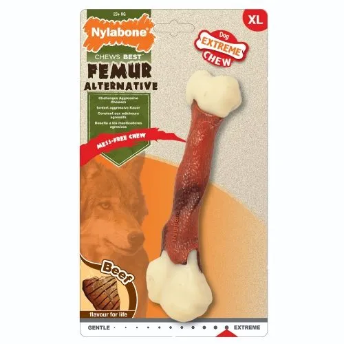 Nylabone Extreme Chew Femur Beef Xlarge