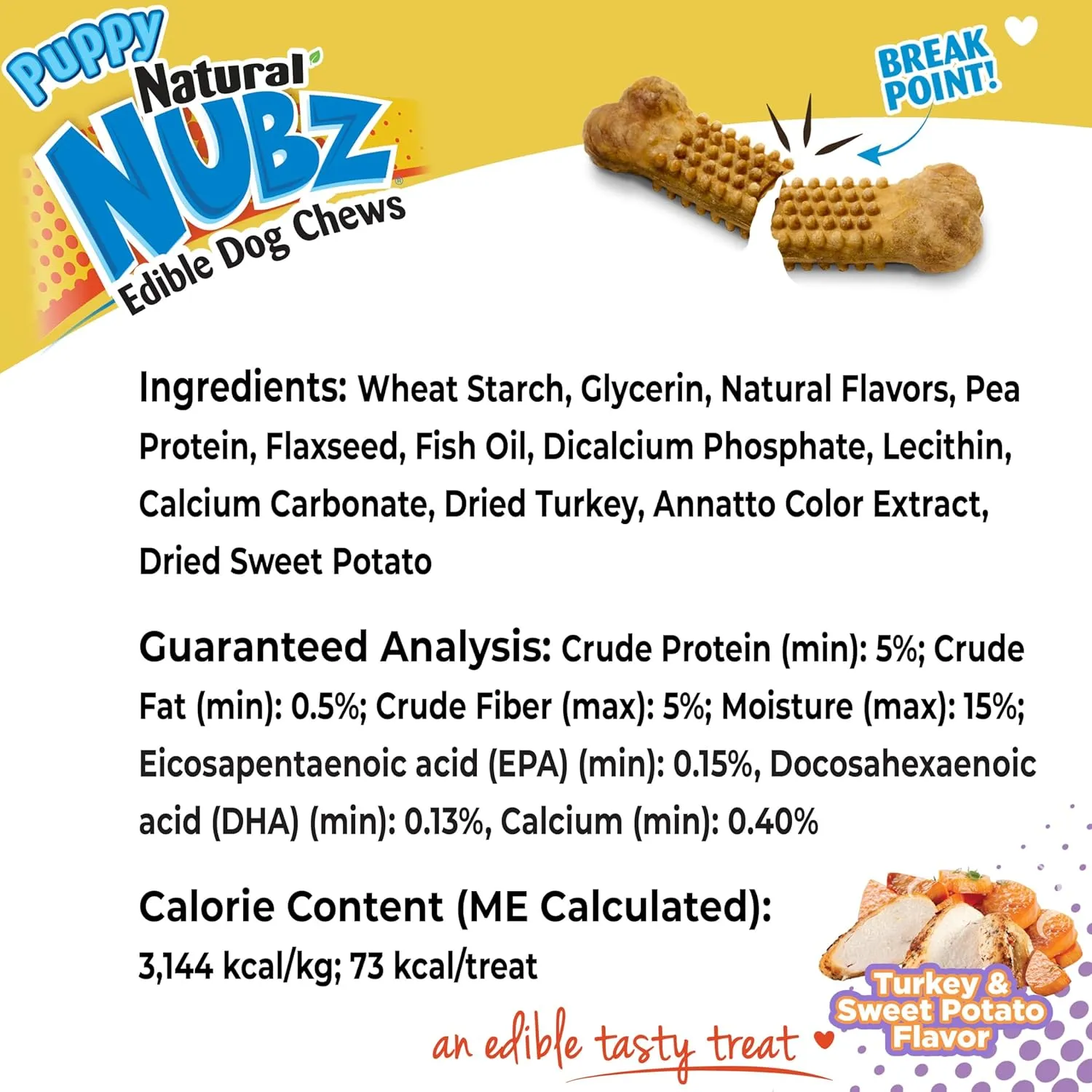 Nylabone Puppy Gift Box, Includes 3 Strong Chew Toys and 1 Natural Dog Treat, Gifts for Puppies, Small - Up to 25 lbs, 4 Pack