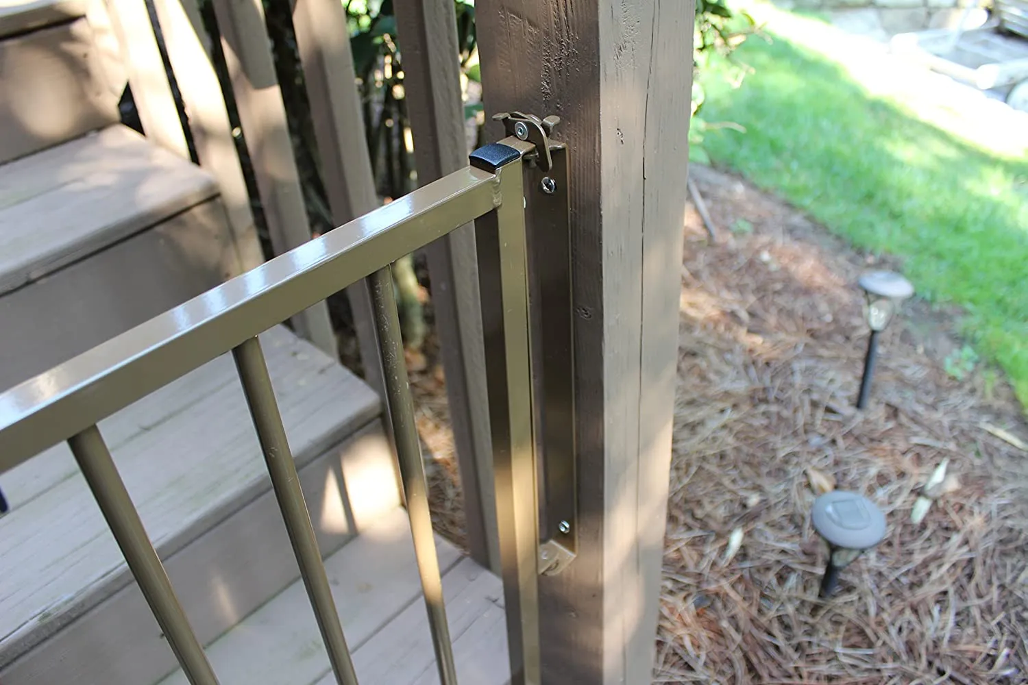 Outdoor Stair Pet Gate - Cardinal Stairway Special Outdoor Pet Gate