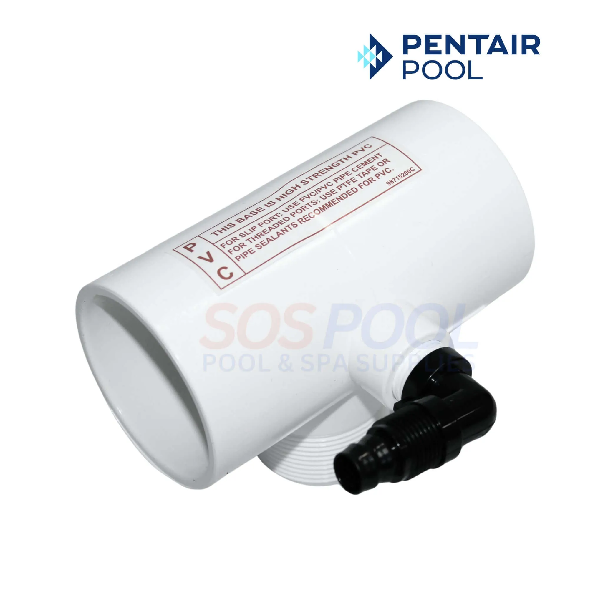 Pentair Diverter Tee For Chemical Feeders | 1.5" NPT x 2" Slip | R172317