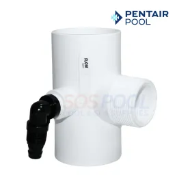 Pentair Diverter Tee For Chemical Feeders | 1.5" NPT x 2" Slip | R172317