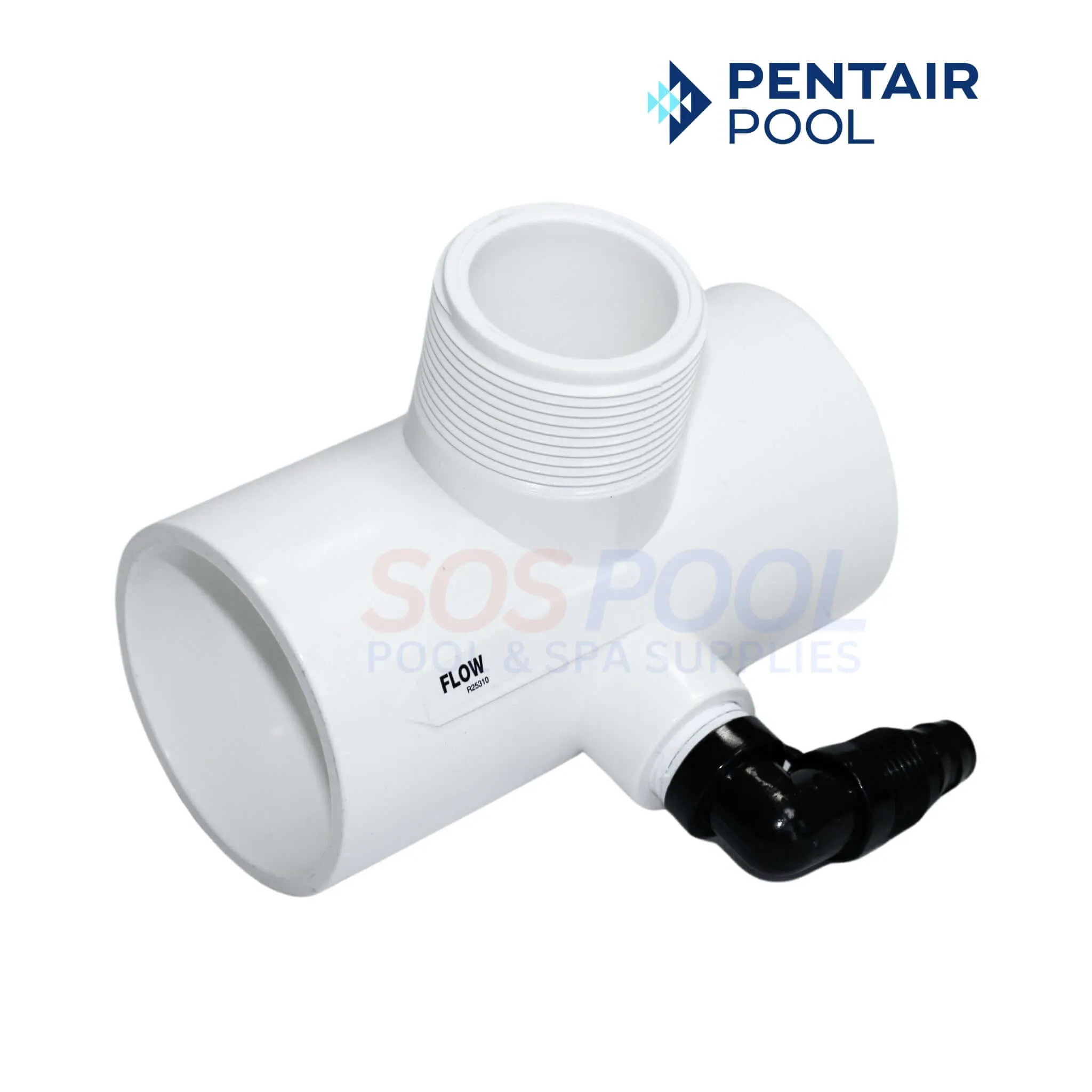 Pentair Diverter Tee For Chemical Feeders | 1.5" NPT x 2" Slip | R172317
