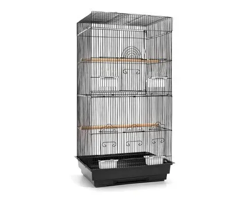 Pet Bird Cage Black Medium
