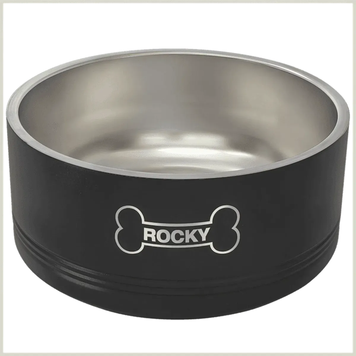 Polar Camel Heavy Duty Pet Bowls (Non-Slip Bottoms, Sizes 18 oz., 32 oz., and 64 oz.)