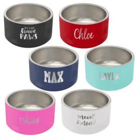Polar Camel Heavy Duty Pet Bowls (Non-Slip Bottoms, Sizes 18 oz., 32 oz., and 64 oz.)