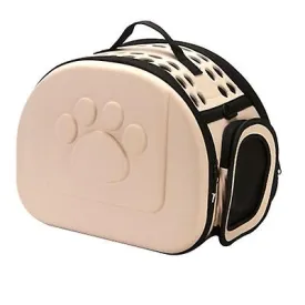 S 36*23*20cm champagne Outdoor portable foldable pet cat bag AZ13001