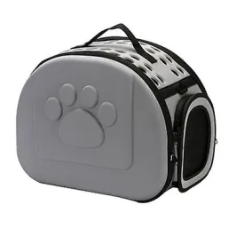 S 36*23*20cm gray Outdoor portable foldable pet cat bag AZ13003