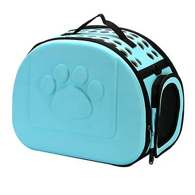 S 36*23*20cm lake blue Outdoor portable foldable pet cat bag AZ13005