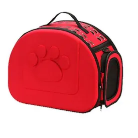 S 36*23*20cm red Outdoor portable foldable pet cat bag AZ13009