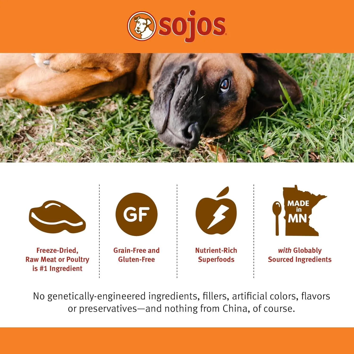 Sojos Complete Chicken Recipe Dehydrated Dog Food, 1.75 lb