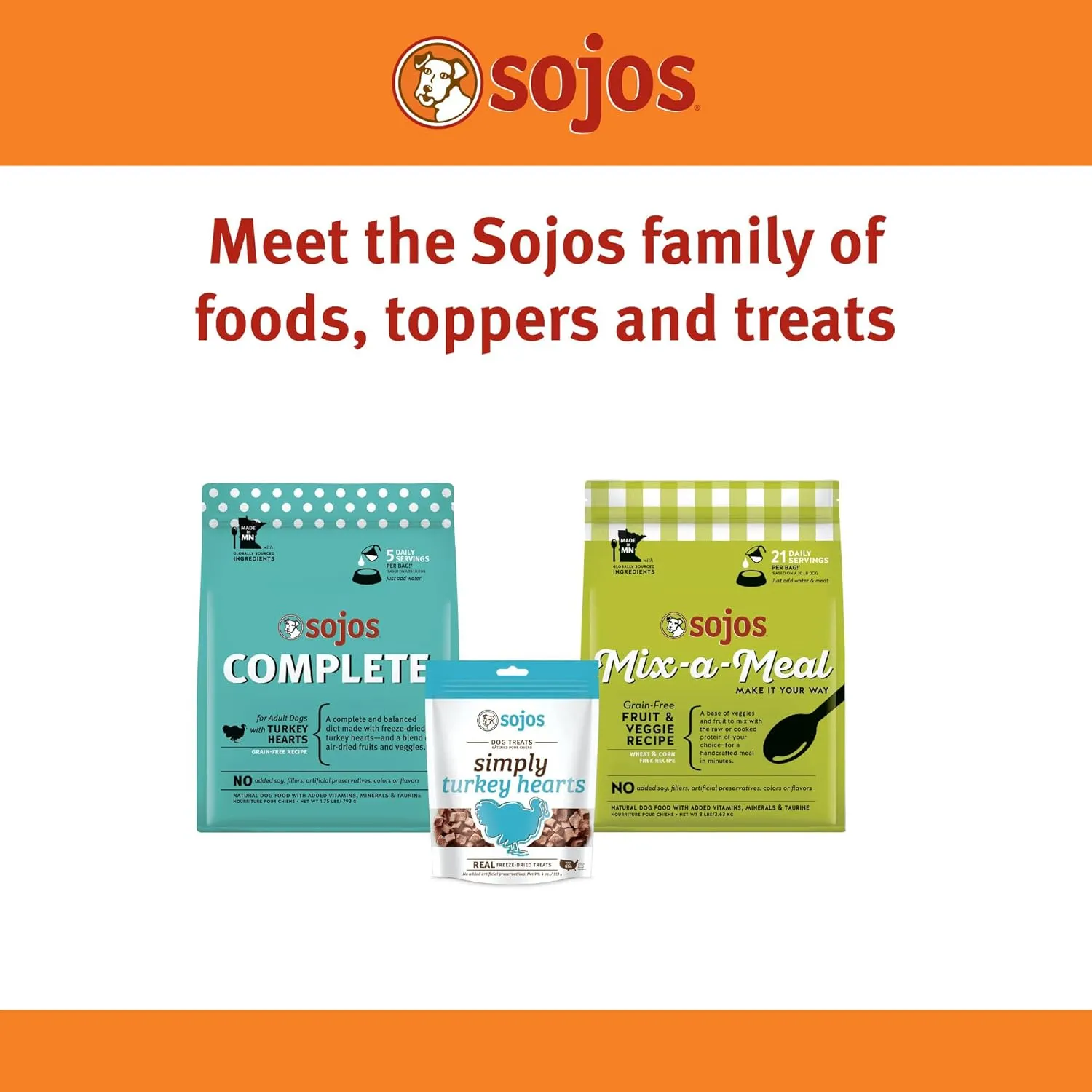 Sojos Complete Chicken Recipe Dehydrated Dog Food, 1.75 lb