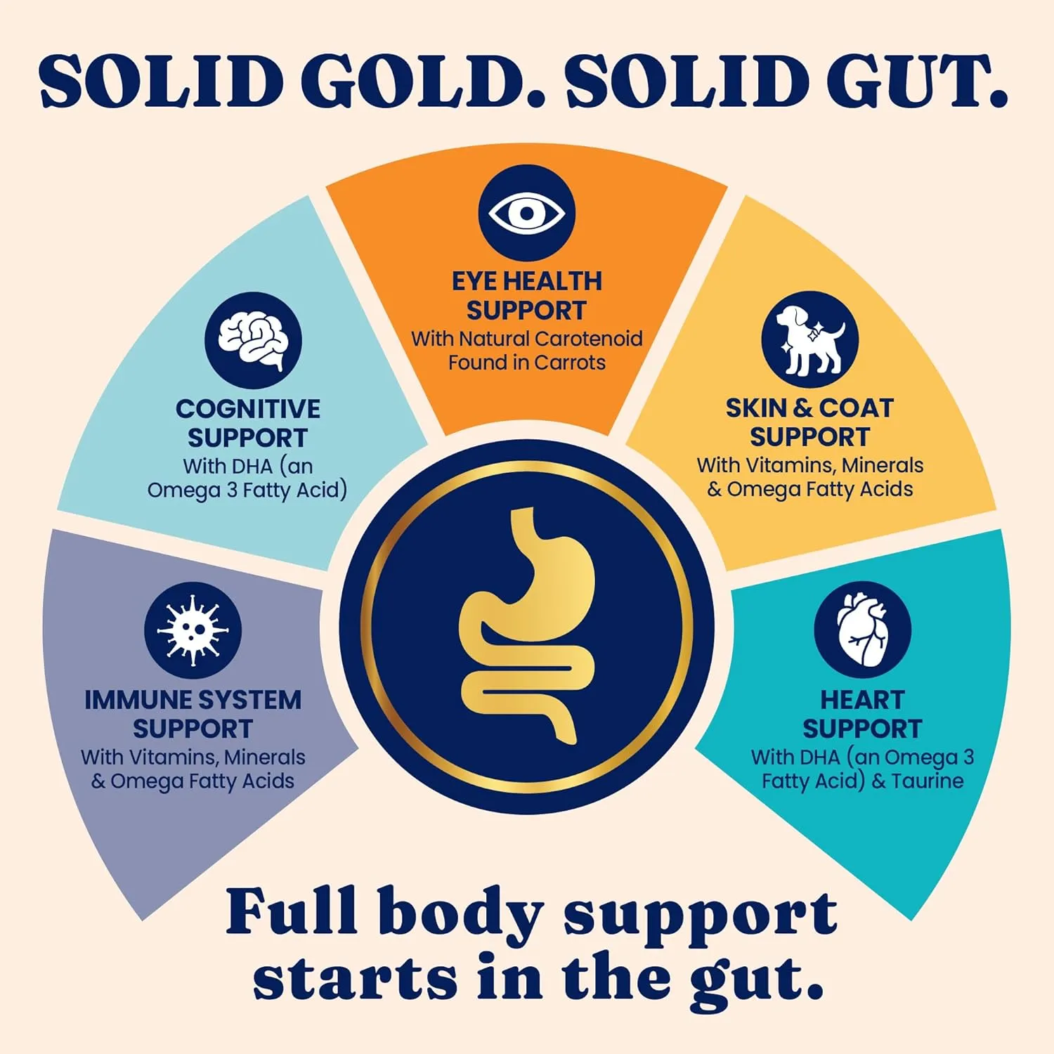 Solid Gold Sensitive Stomach Dry Cat Food - Made with Real Quail & Pumpkin - Winged Tiger Grain Free Cat Food Sensitive Stomach for Adult & Senior Cats - Supports Immune & Digestive Health - 6lb