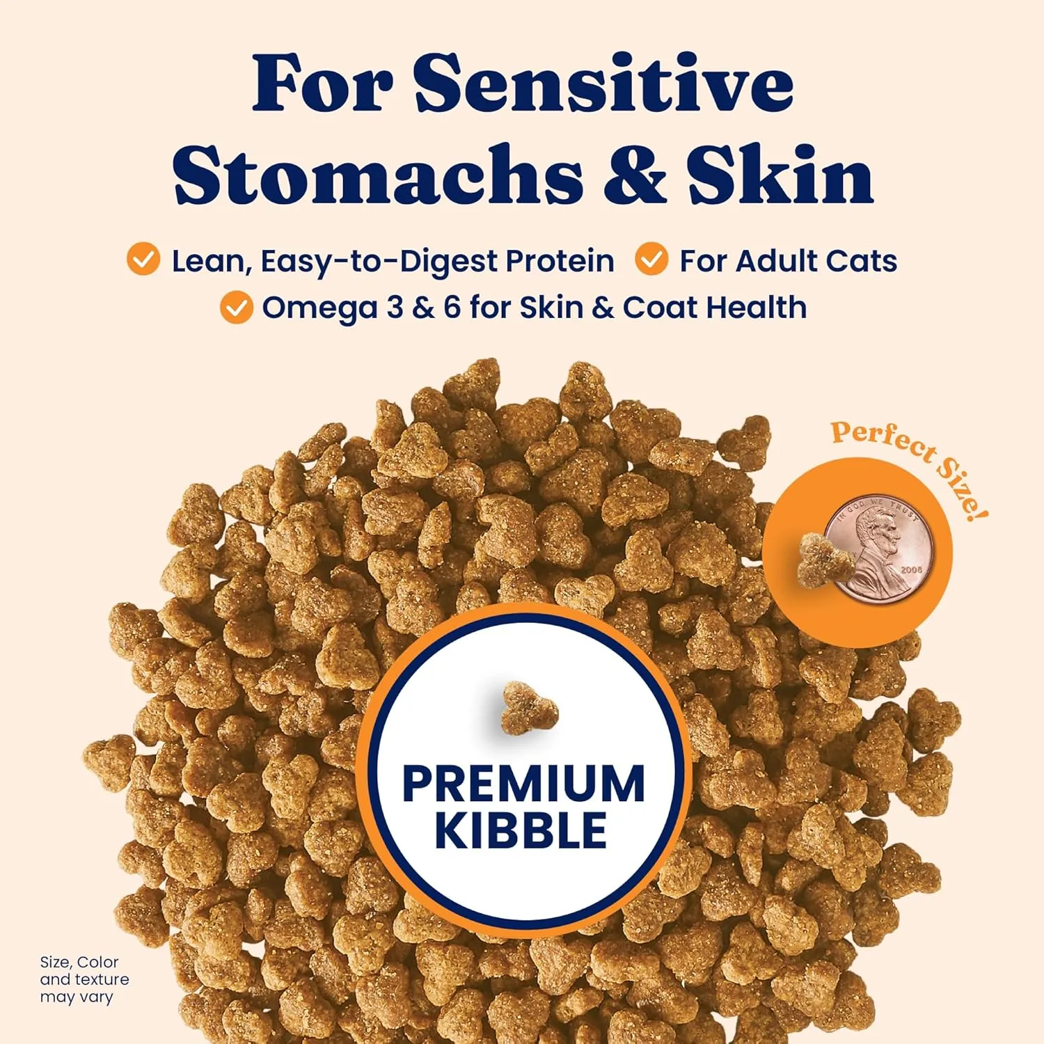 Solid Gold Sensitive Stomach Dry Cat Food - Made with Real Quail & Pumpkin - Winged Tiger Grain Free Cat Food Sensitive Stomach for Adult & Senior Cats - Supports Immune & Digestive Health - 6lb