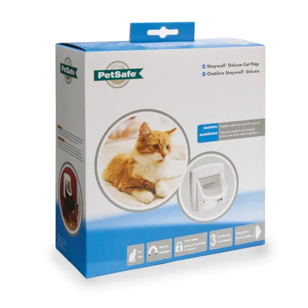Staywell® Magnetic 4-Way Locking Deluxe Cat Flap