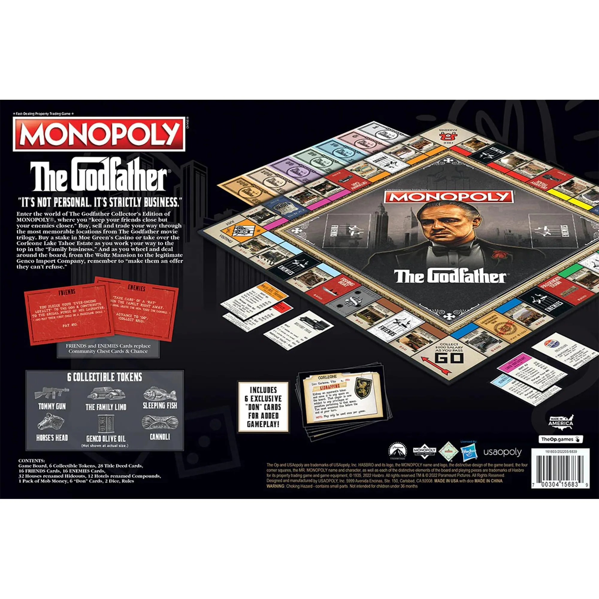 The Godfather 50th Anniversary Monopoly Board Game