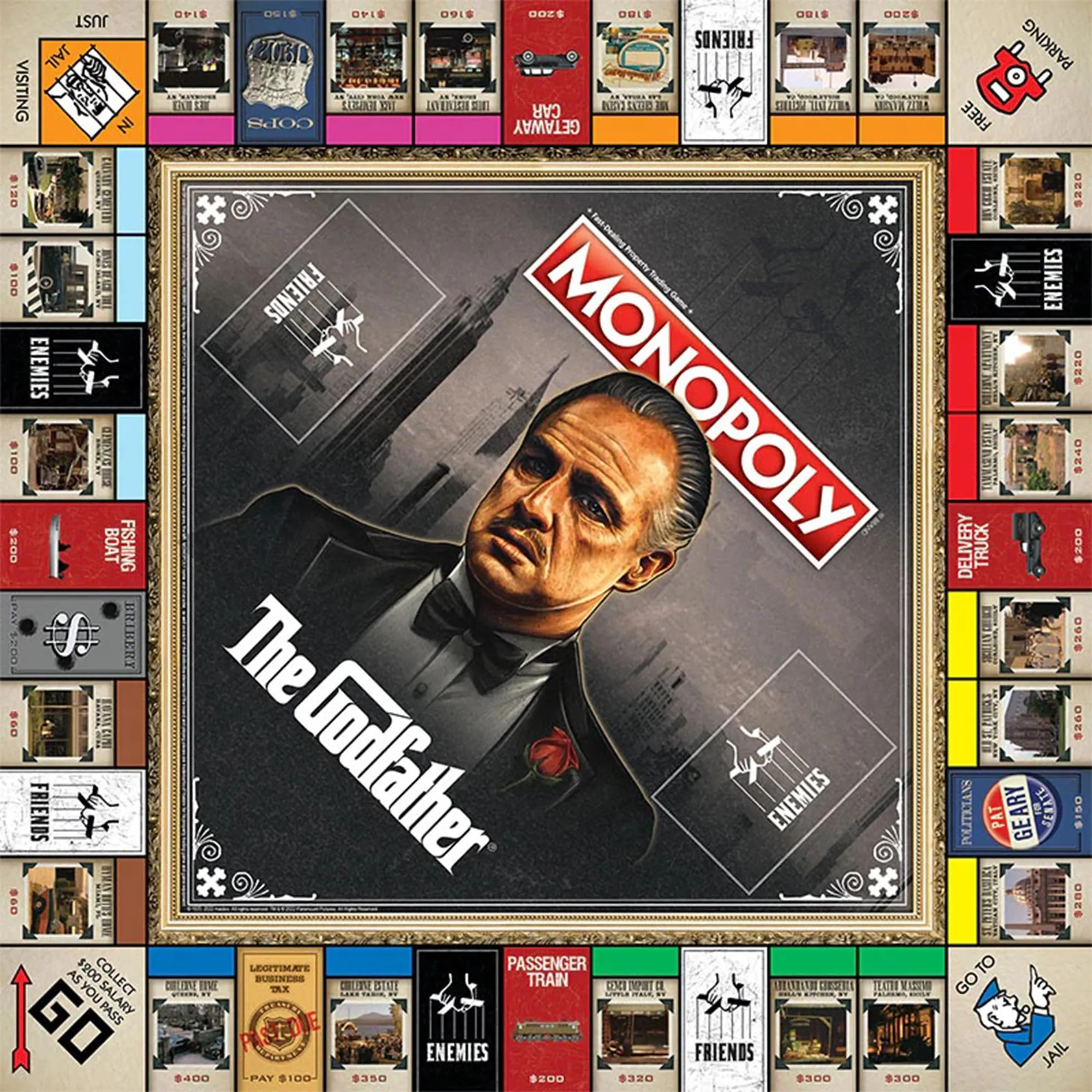 The Godfather 50th Anniversary Monopoly Board Game