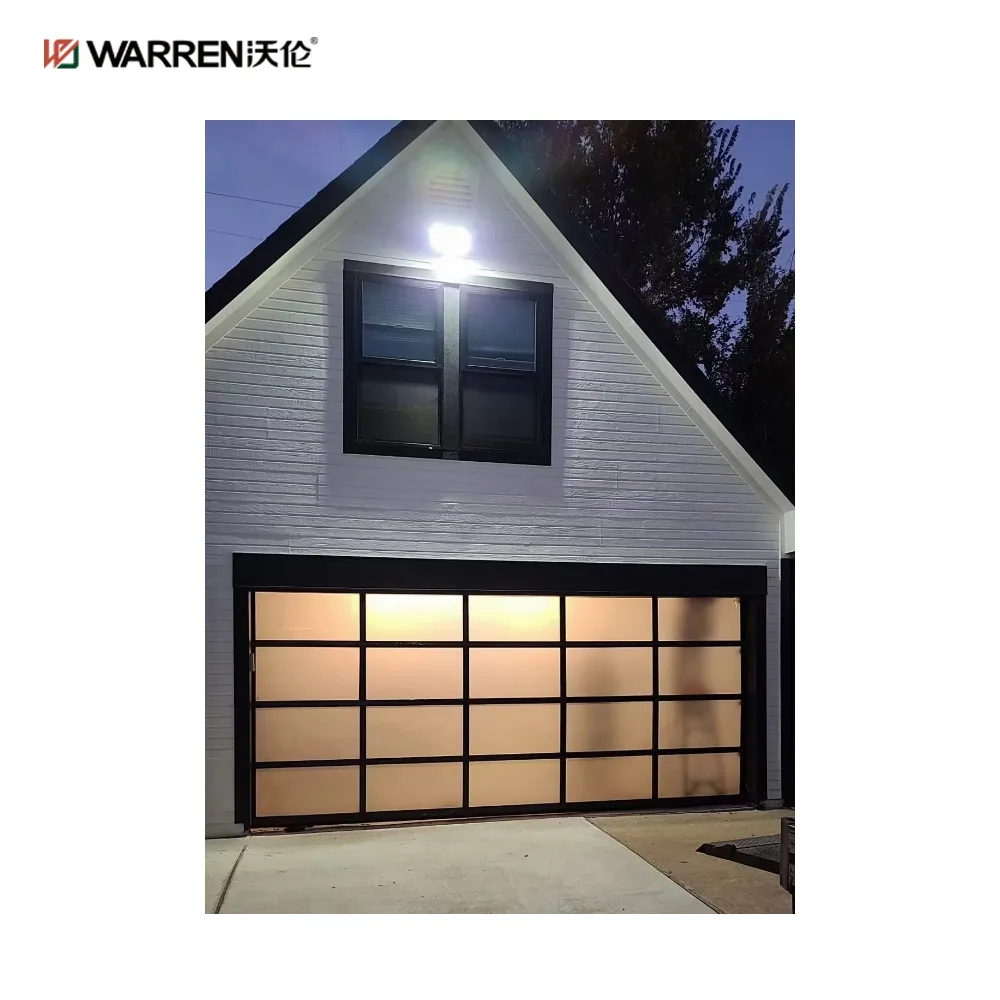 Warren 11x10 Automatic Folding Garage Doors With Windows for House