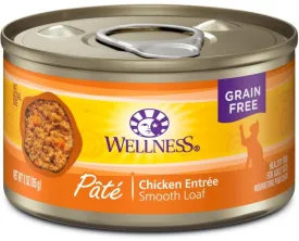 Wellness Complete Health Natural Grain Free Chicken Pate Wet Canned Cat Food